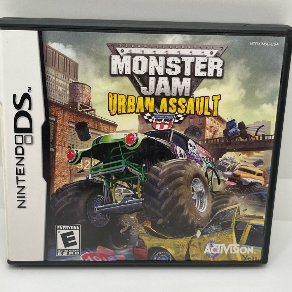 Monster Jam Urban Assault - Nintendo DS Game tested and complete W Manual